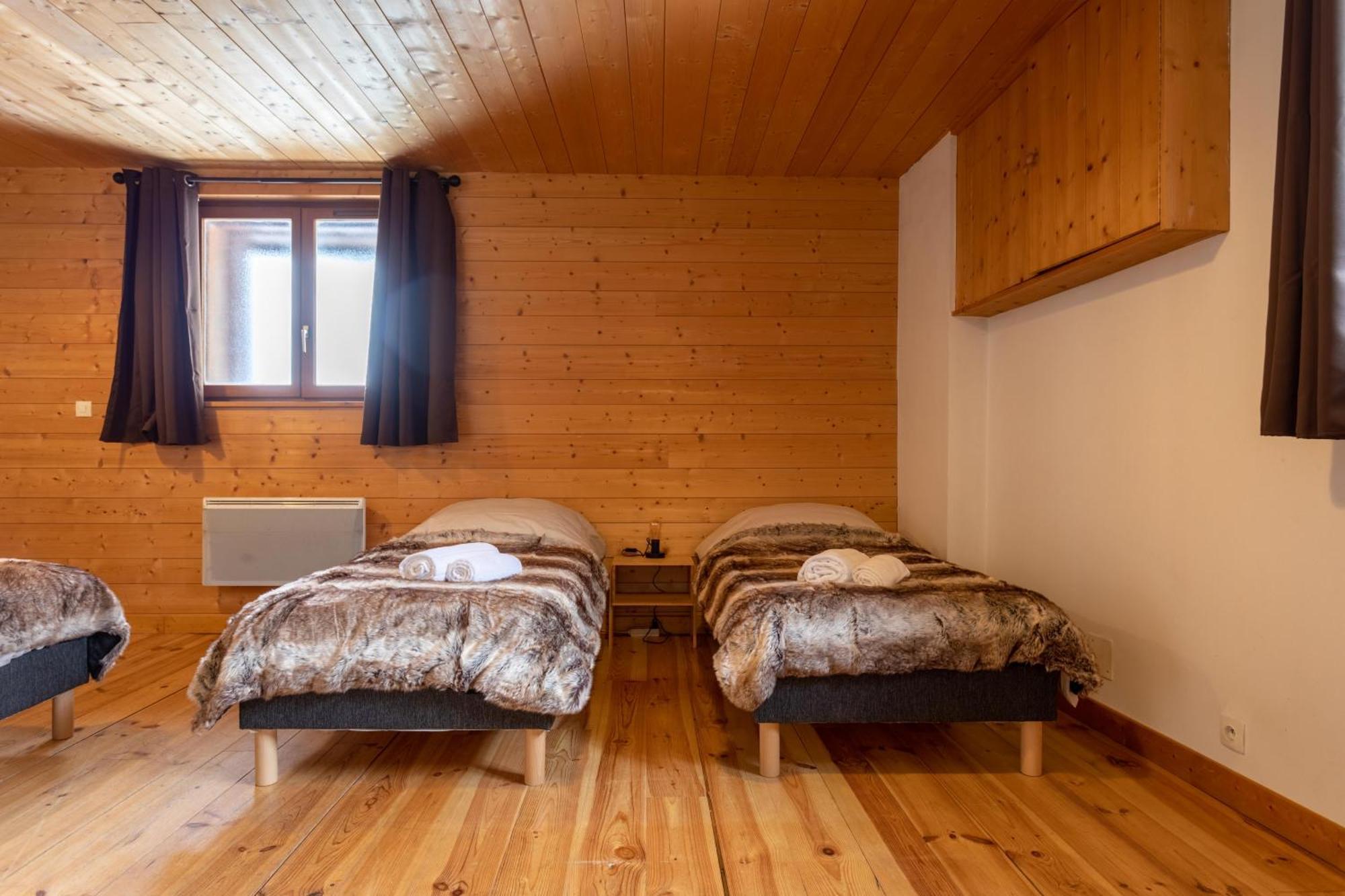 Le Petit Paradis, Chalet Au Coeur Des 3 Vallees Saint-Marcel  Eksteriør billede